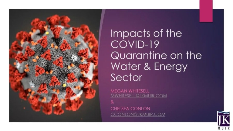 Webinar - Impacts of COVID-19 on the Water and Energy Sector | JK Muir